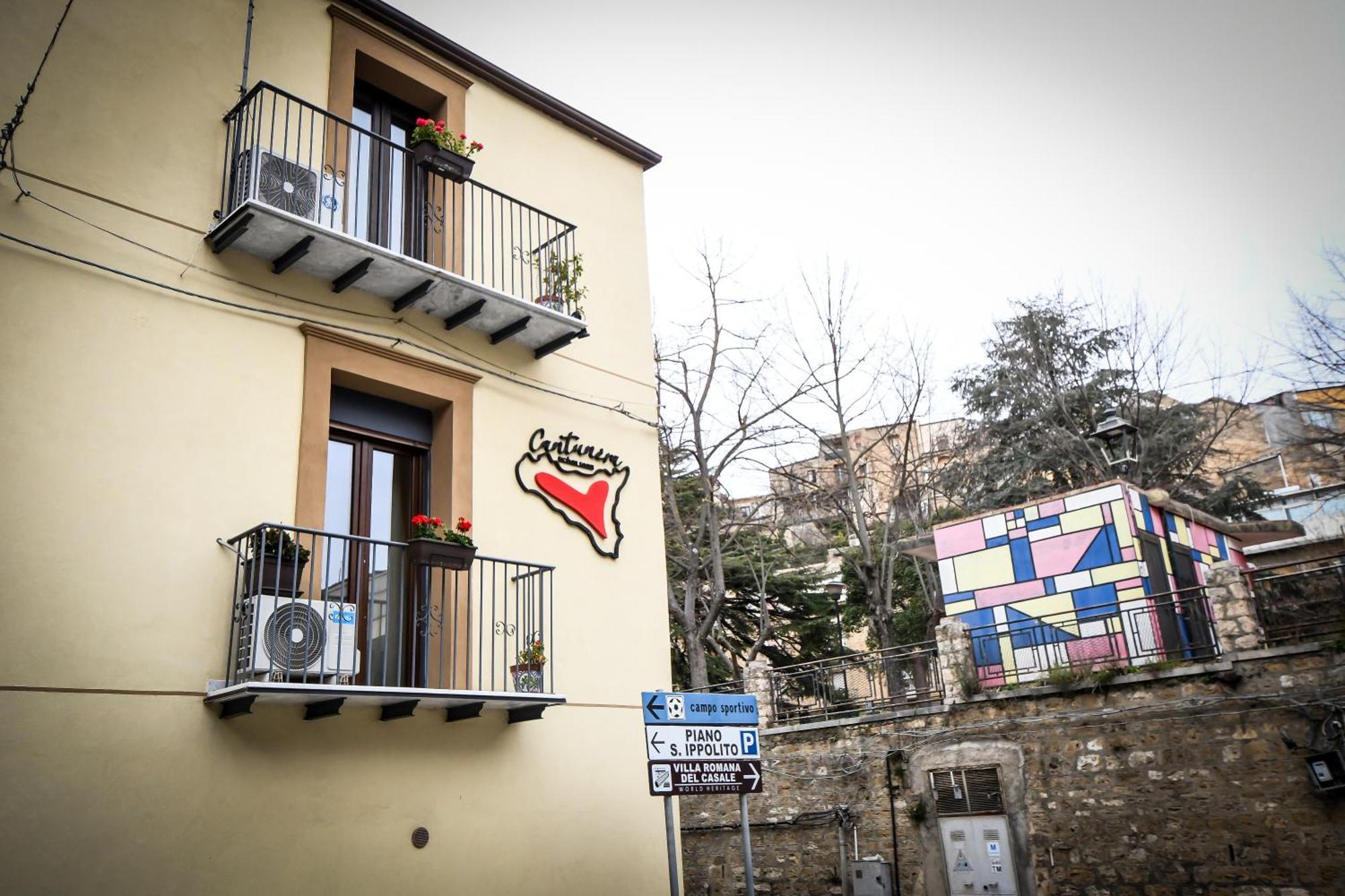 Cantunera Sicilianroom Piazza Armerina Buitenkant foto